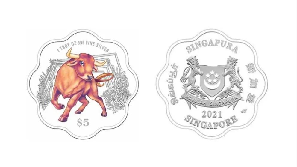 新加坡邮政为农历新年发行以牛为主题的邮票