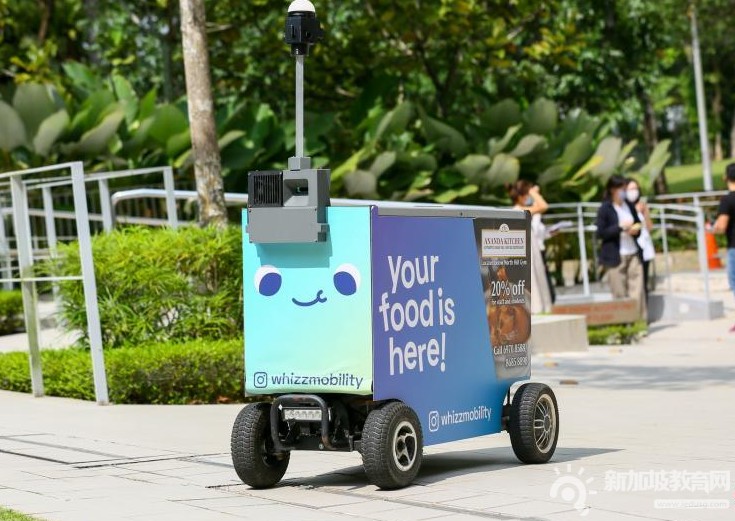 南洋理工大学送餐机器人为师生服务 七个月内派送逾6000份餐食