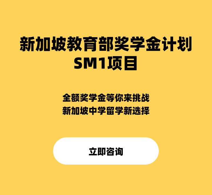 新加坡教育部奖学金计划SM1项目