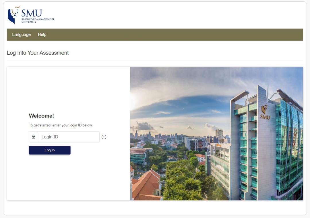 新加坡管理大学SMU入学测试考试系统使用指南