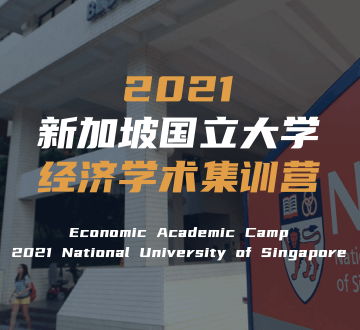 2021新加坡国立大学经济学术集训营
